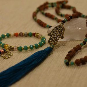 New Bali mala neckalce with Matching bracelet